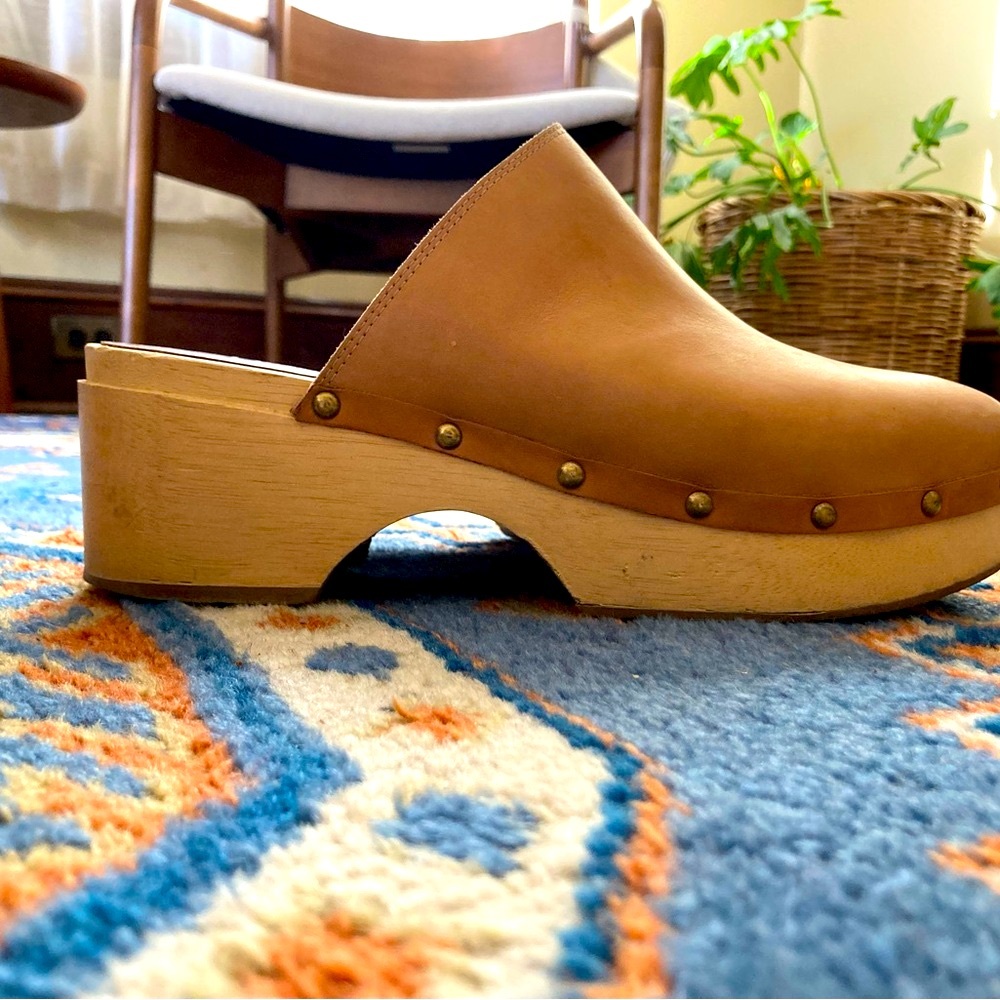 Gorgeous Leather Bird of Flight Daisy Clogs